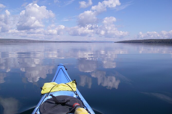 Kayak Day Paddle on Yellowstone Lake - Choosing between a single and tandem kayak