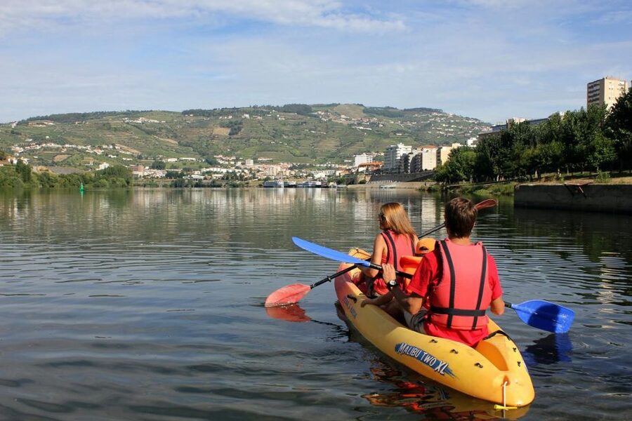 Kayak - Douro Valley - Reaching the mouth of the Corgo River