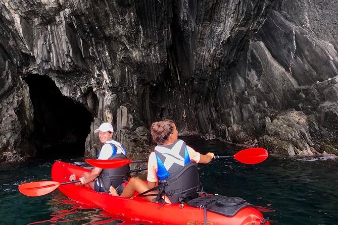 Kayak experience with Carnassa Tour in Cinque Terre + Snorkeling - The coastal paddle past rocks, caves, and waterfalls