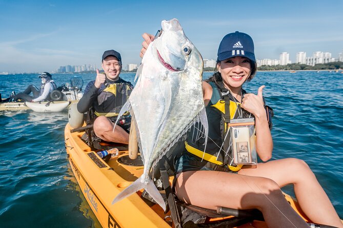 Kayak Fishing in Singapore, Sentosa, East Coast: Day, Sunset & Night Adventures - Pedal power at Tanjong Beach