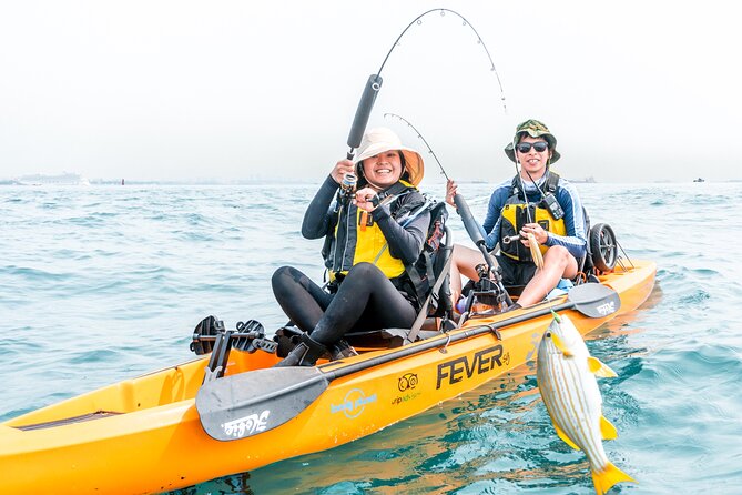 Kayak Fishing in Singapore, Sentosa, East Coast: Day, Sunset & Night Adventures - Fishing tackle, bait and safety equipment