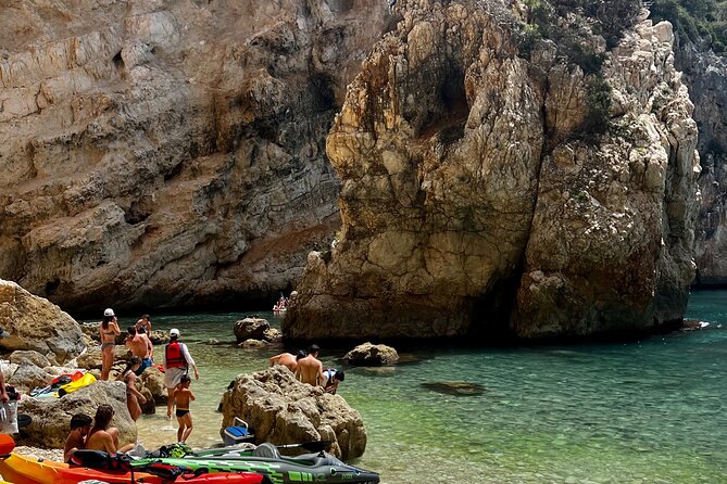 Kayak Javea Guided Cala Granadella, llop marí cave, cala en caló - Starting at Cala Granadella