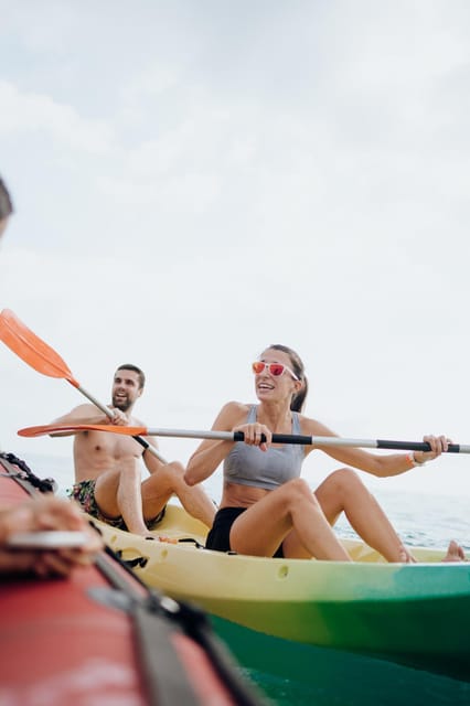 Kayak rental in the Marina of Valencia - Finding Anywhere Watersports under the yellow awning