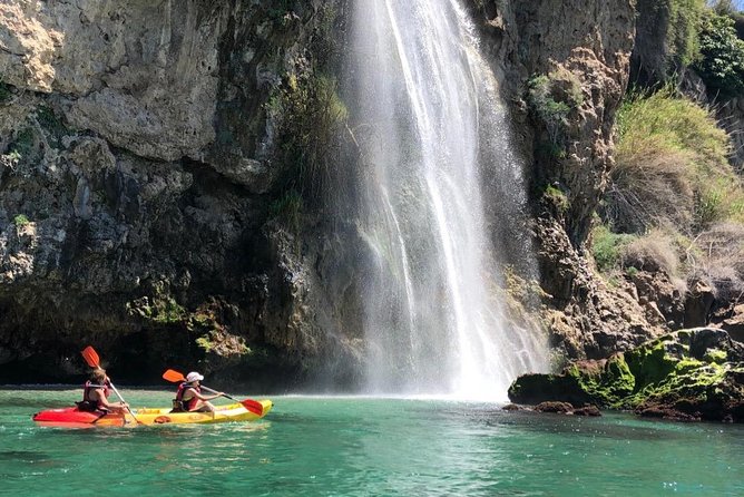 Kayak Route Cliffs of Nerja and Maro - Cascada de Maro - Paddling past the caves and cliffs
