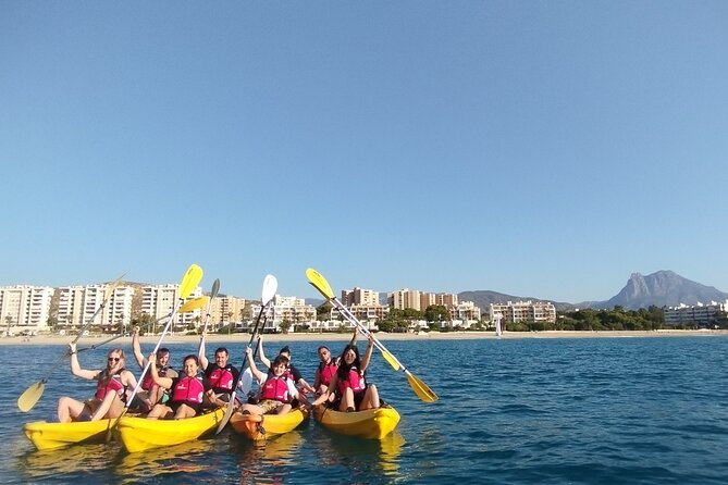 Kayak routes through the Coves of Villajoyosa - Starting at Partida Paraíso in Villajoyosa