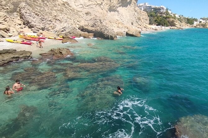 Kayak routes through the Coves of Villajoyosa - What the three-hour schedule feels like