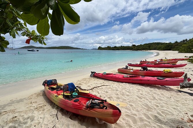 Kayak & Snorkel with Sea Turtles, National Park, St. John - Kayaking across the calm waters of Caneel Bay
