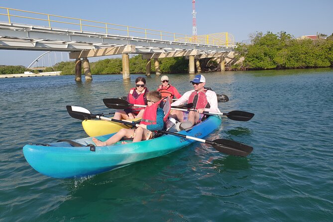 Kayak Tour at Mangel Halto and Spanish Lagoon - Entering Spanish Lagoon by kayak