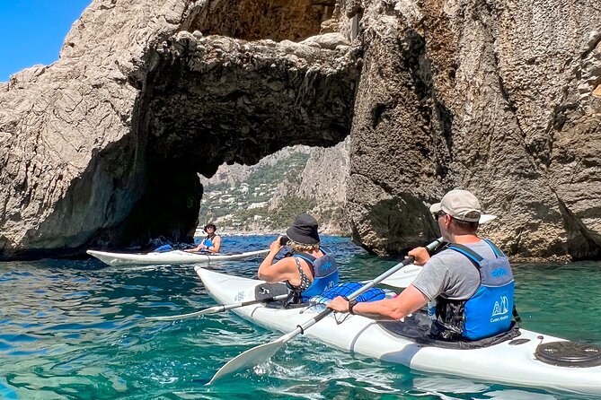 Kayak tour in Capri between caves and beaches. Photos included. - What the 90 minutes feels like