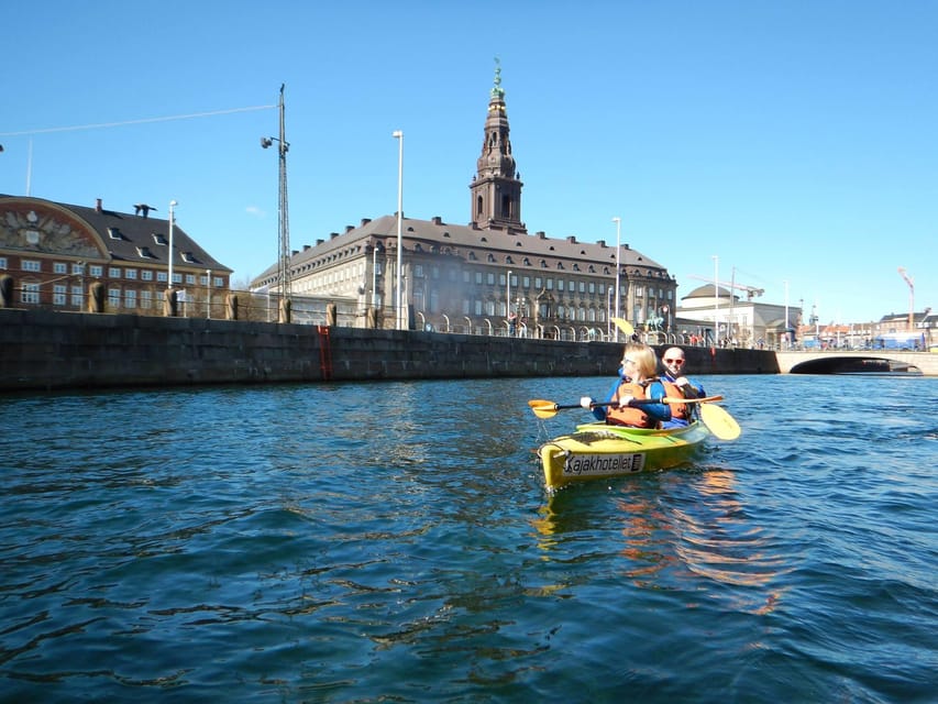 Kayak Tour in Copenhagen Harbor - June, July and August - Børsen, C. F. Tietgens Hus, and the old harbor frontage