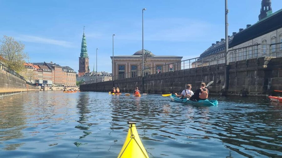 Kayak Tour in Copenhagen Harbor - June, July and August - Christianshavns Kanal is the atmospheric centerpiece