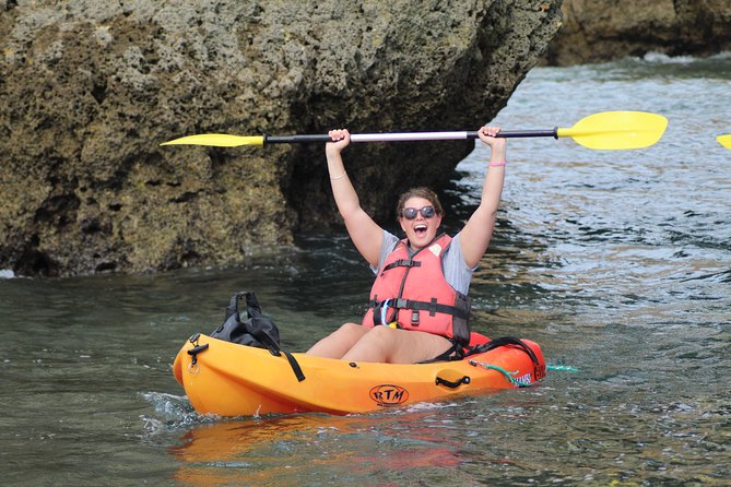 Kayak tour in Lagos to visit the caves. - Morning, afternoon, or sunset?