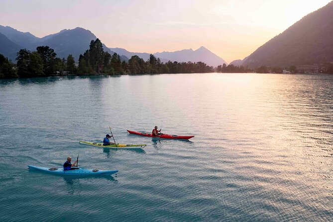 Kayak Tour of the Turquoise Lake Brienz - Swimming, beach time, and the return paddle