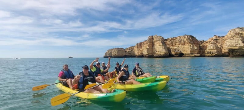 Kayak Tour Unexplored Caves + Benagil Cave - Guides who make the difference