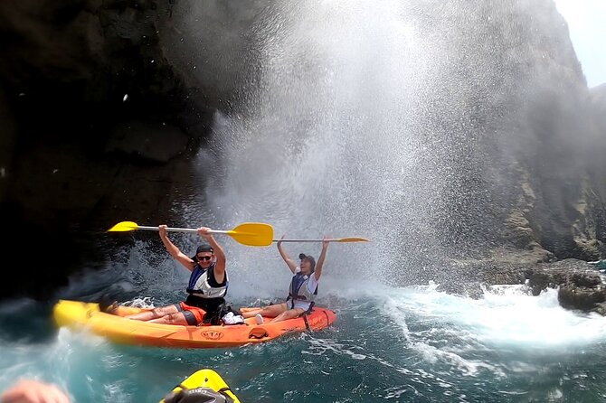 Kayaking Adventure Route with Snorkeling in Mogan Caves - Swimming through caves and the optional cliff jump
