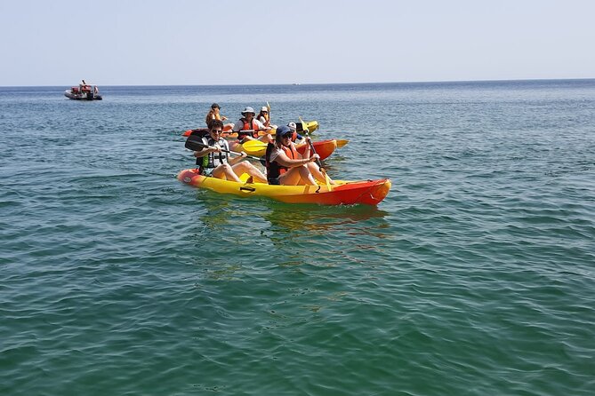 Kayaking along the Algarve Coast - Salema Beach is the starting point