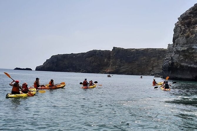 Kayaking along the Algarve Coast - Wind and weather can change the experience
