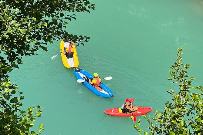 Kayaking in Vjosa River,Albania Kayak Permet,Gjirokaster (ARG) - A small group with a friendly guide