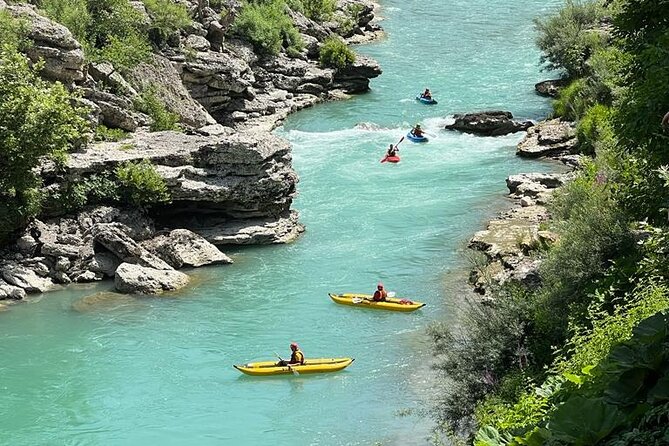 Kayaking in Vjosa River,Albania Kayak Permet,Gjirokaster (ARG) - Who should book this Vjosa River outing?
