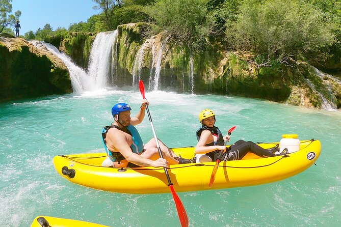 Kayaking on Upper Mreznica River - Slunj, Croatia - The calmer middle stretch