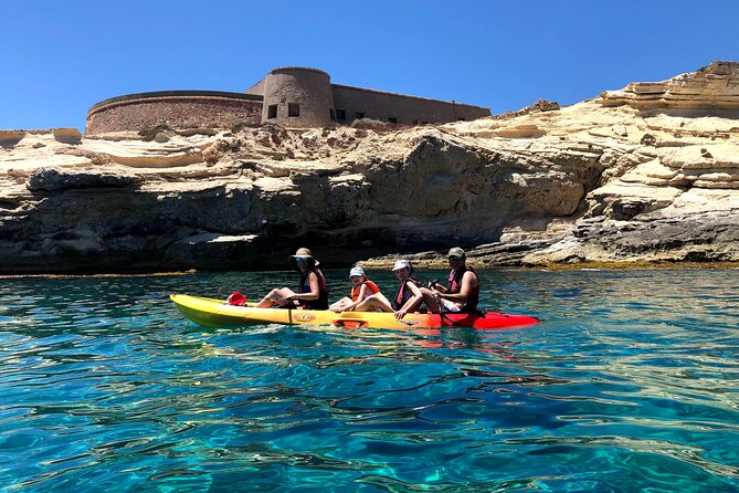 Kayaking tour through volcanoes of Cabo de Gata Natural Park - What the $58 price covers