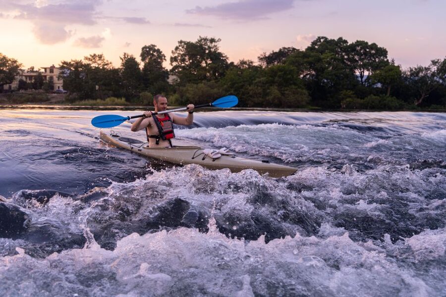 Kayaking tour with Local Guide( dry suit for winter) - A quieter side of Guilin, 25 kilometers north