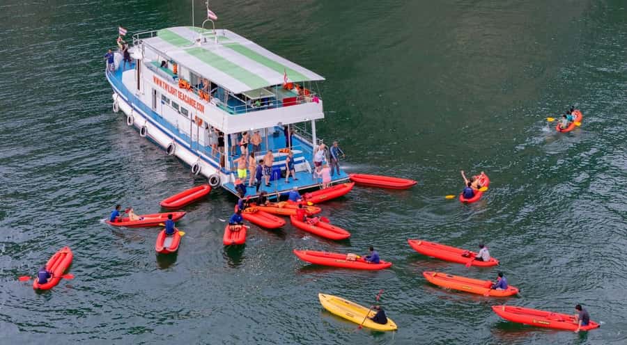 Khao Lak: Twilight Sea Canoe and Glowing Plankton Tour - Canoeing through Phang Nga Bay’s limestone caves