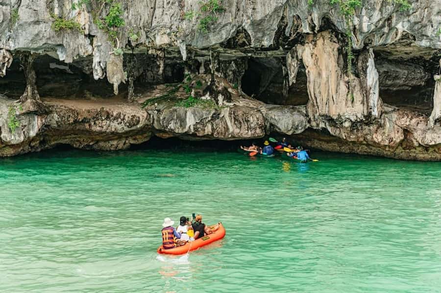 Khao Lak: Twilight Sea Canoe and Glowing Plankton Tour - Panak Island’s caves, lagoons, and wildlife