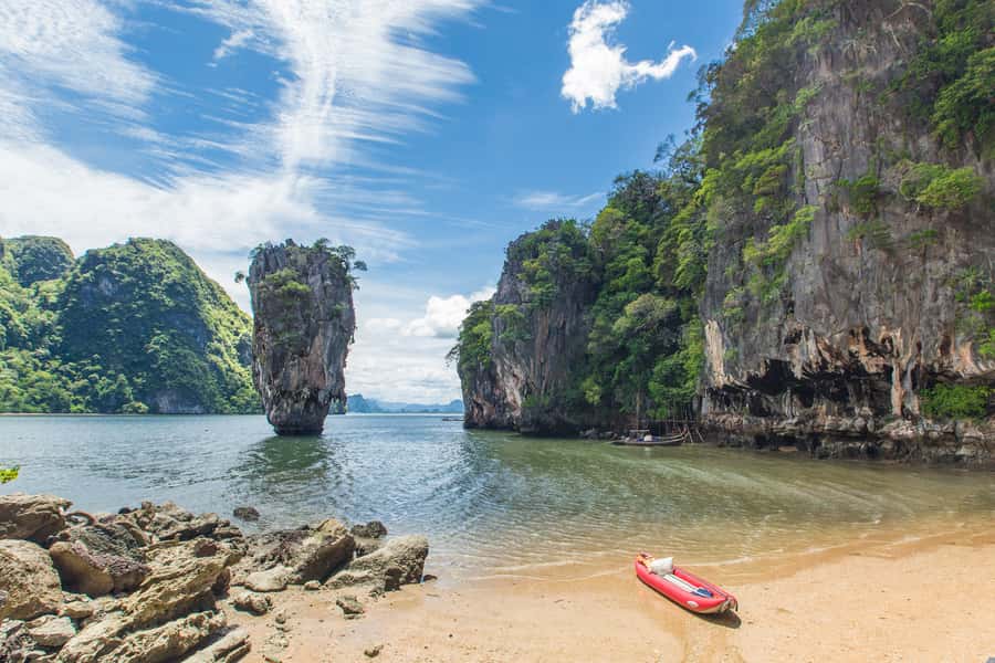 Khaolak: James Bond Island Kayak Tour with Snorkeling &Lunch - Panak Island and the limestone caves