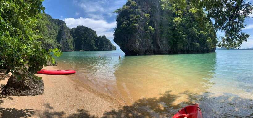 Ko Lanta: Half-Day Kayaking, Talabeng, Sea Cave & Mangrove - Skull Cave and the formations inside