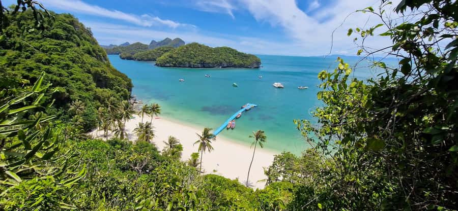 Koh Pha Ngan: Day Tour Ang Thong with Kayak, Snorkel & Lunch - Beach lunch and a proper hour to slow down