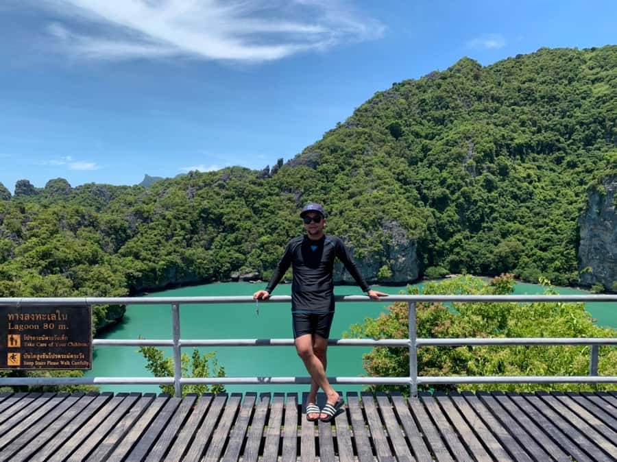 Koh Samui: Angthong Marine Park Speedboat Tour with Kayaking - The final climb on Wua Talap