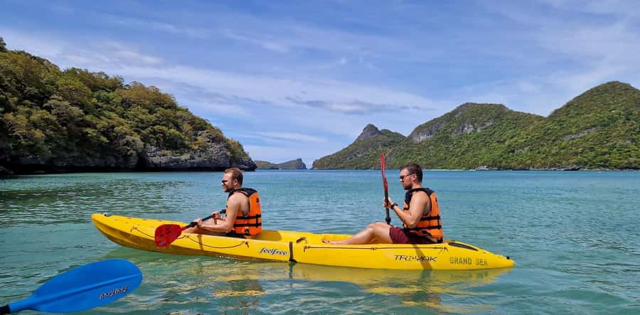 Koh Samui: Day Tour to Ang Thong with Kayak, Snorkel & Lunch - Emerald Lake on Ko Mae Ko