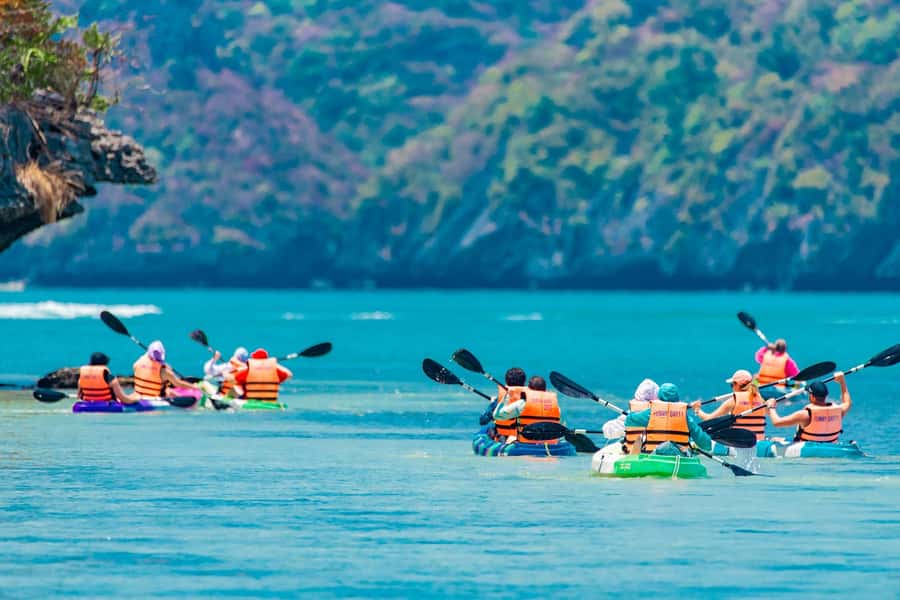 Koh Samui Premium Ang Thong Kayaking & Snorkeling with Lunch - Leaving Koh Samui by speedboat