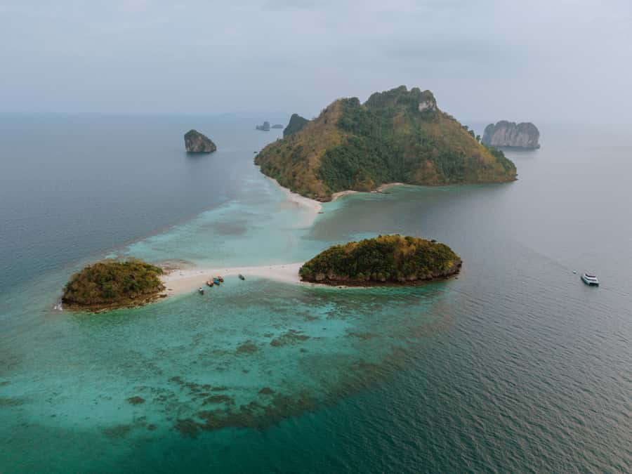 Krabi: 4 Island Premium Yacht with Snorkeling & Clear Kayak - Railay Beach and Phranang Cave from the sea