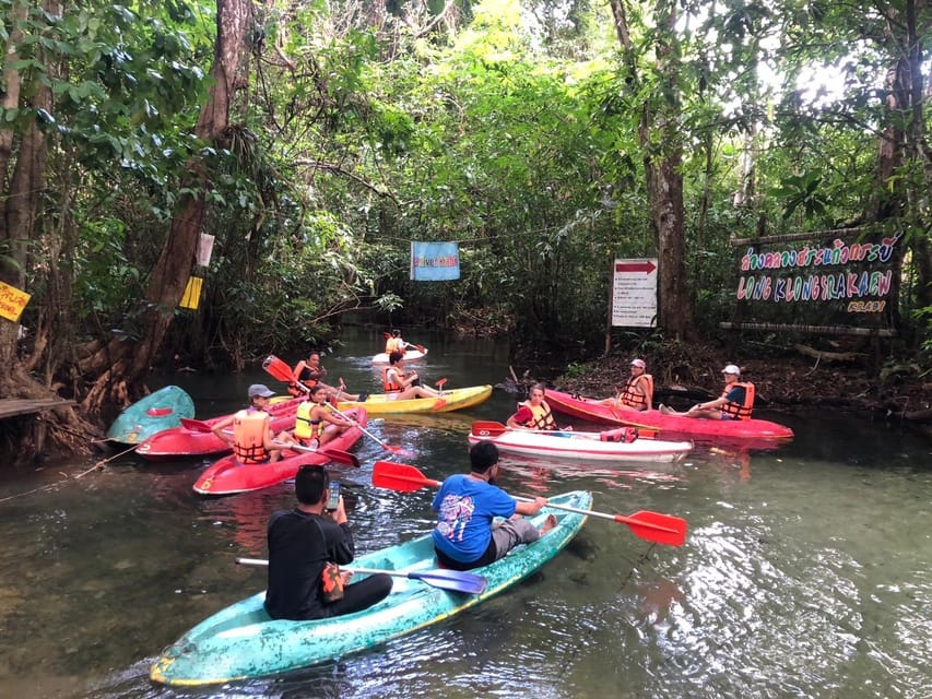 Krabi: Amazon Klong Srakaew Kayaking With Lunch - The guide, transport, and practical timing