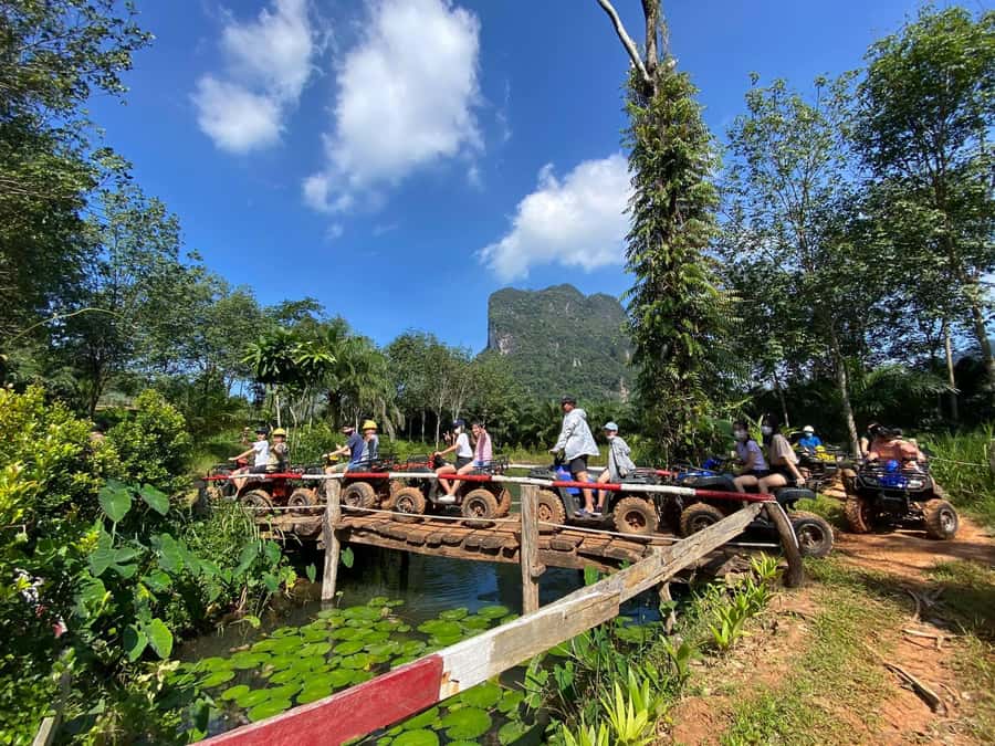 Krabi: ATV Jungle Bash & Kayak Odyssey in Din Daeng Mangrove - Two Krabi adventures linked by one practical route