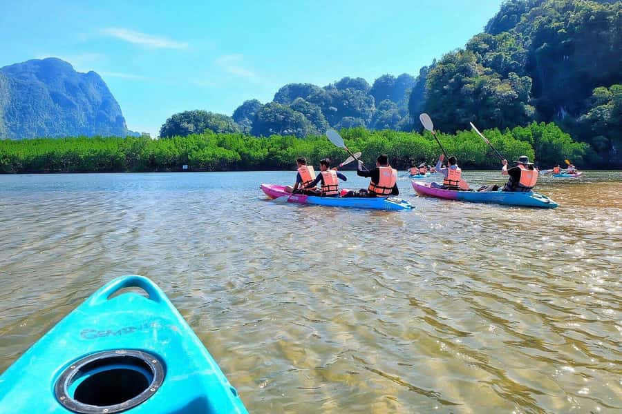 Krabi: ATV Jungle Bash & Kayak Odyssey in Din Daeng Mangrove - Mangroves, lagoons, caves, and Ko Ha