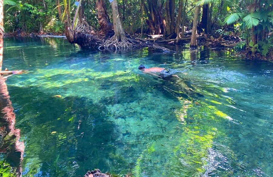 Krabi: Crystal Lagoon Kayaking and Horseback Riding Day Trip - Key points at a glance