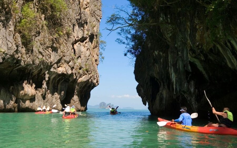 Krabi: Guided Kayaking Tour at Ao Thalane - What to bring and what to leave behind