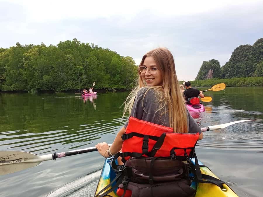 Krabi: Half-Day Kayak Adventure at Ao Thalane - Caves, canyons, and the tide-dependent lagoon