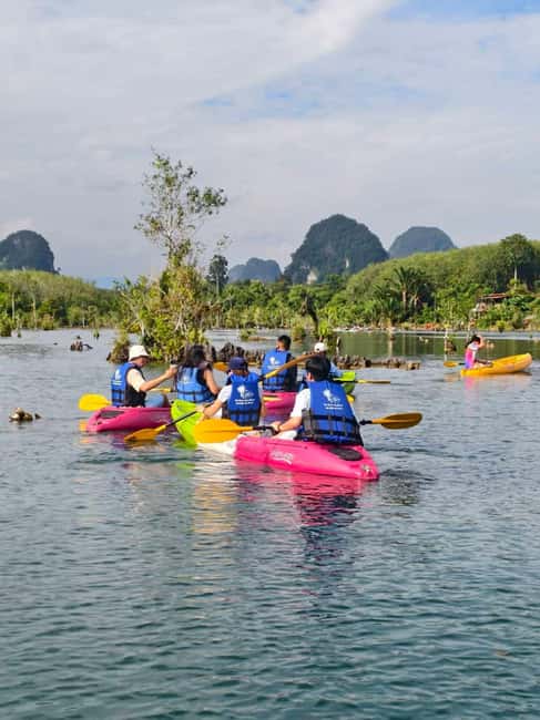Krabi: Hidden Mirror Lake Kayak, Swim & Easy Nature Activity - Key points at a glance