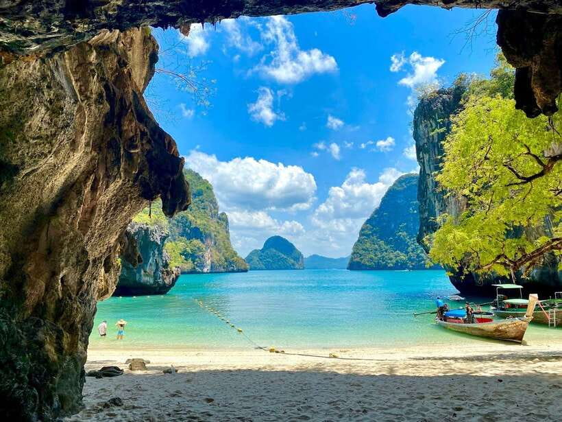 Krabi: Hong Island Longtail Boat & Kayak Tour w Buffet Lunch - Morning pickup and the longtail ride from Ao Nang
