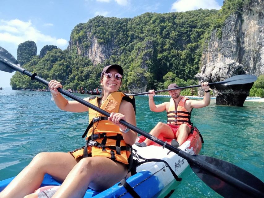 Krabi: Hong Island Tour by Longtail Boat with Kayak Option - Hong Lagoon by longtail boat