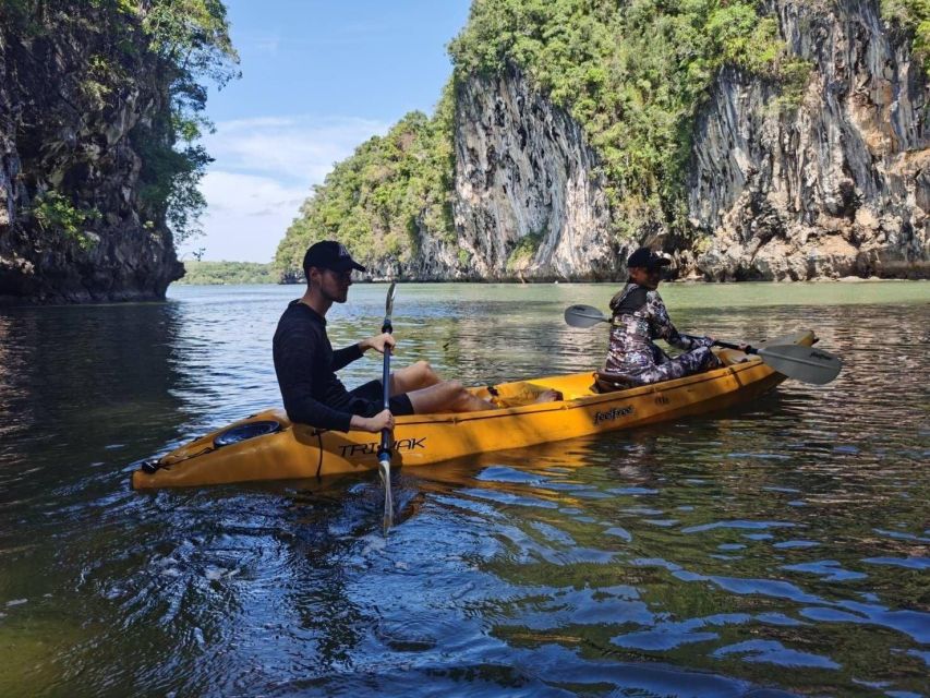 Krabi kayaking Ao thalane - Ao Thalane Bay and the limestone canyons