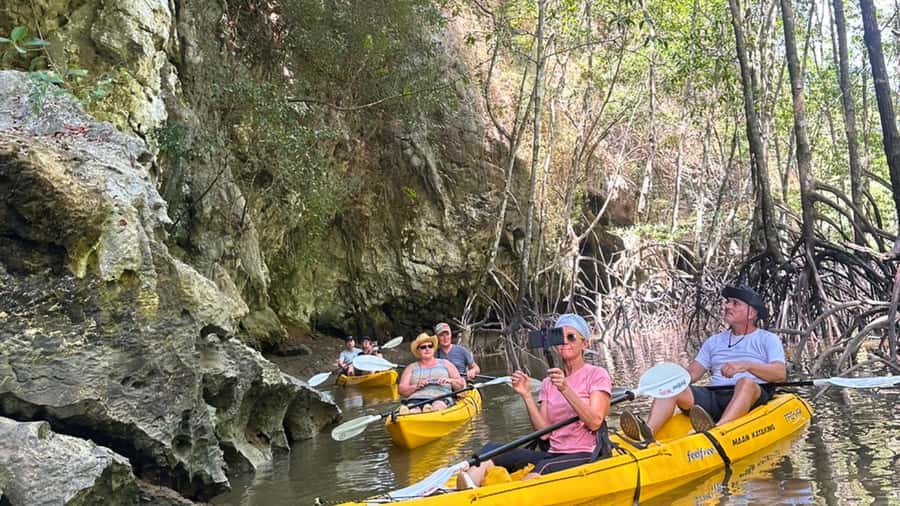 Krabi: Kayaking at Bor Thor with Optional ATV Ride - Tham Lod Tai brings you through a limestone tunnel
