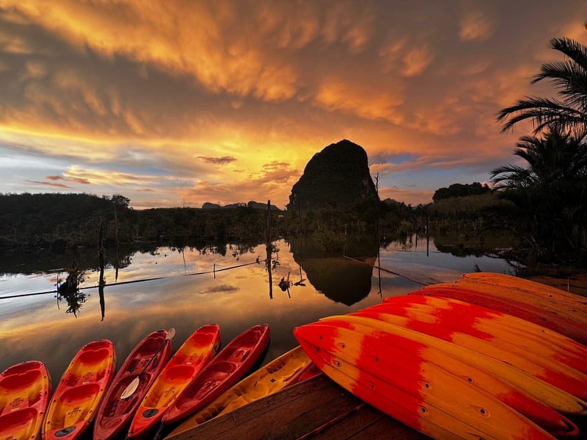 Krabi: Kayaking, Crystal Lagoon, and Fish Spa in Klong Root - Choosing the sunset departure