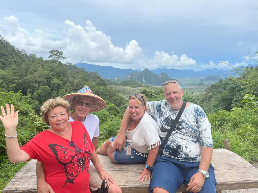 Krabi: Khao Sok Elephant Rescue Center & Bamboo Raft Paddle - Bamboo rafting on the Sok River