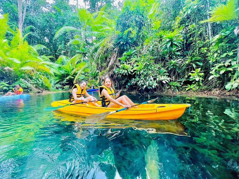 Krabi: Klong Root (Crystal lake) Kayaking tour - What happens from hotel pickup to the water