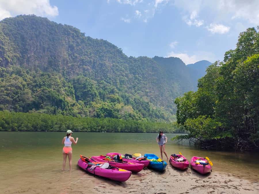 Krabi : Krabi kayak & ATV Jungle adventure (group of 10 max) - Two hours through mangroves, canyon, and cave